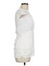 Ella Moss 100% Cotton Ivory Short Sleeve Blouse Size 12 - photo 4