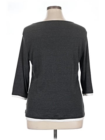Essentials 3/4 Sleeve Top (view 2)