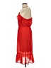 Monteau 100% Polyester Red Cocktail Dress Size L - photo 5