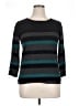 Spense Stripes Teal Pullover Sweater Size XL - photo 1