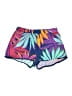 Trina Turk 100% Rayon Tropical Blue Shorts Size L - photo 1