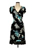 J.t.b. Print Teal Cocktail Dress Size L - photo 1