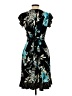 J.t.b. Print Teal Cocktail Dress Size L - photo 2