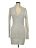 BCBGMAXAZRIA Silver Cardigan Size L - photo 1
