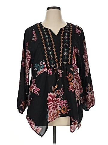 Style&Co 3/4 Sleeve Blouse (view 1)