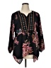 Style&Co 100% Polyester Black 3/4 Sleeve Blouse Size 1X - photo 1