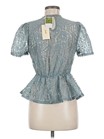 Peach Short Sleeve Blouse (view 2)