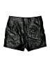 Zara Basic Metallic Black Shorts Size L - photo 2