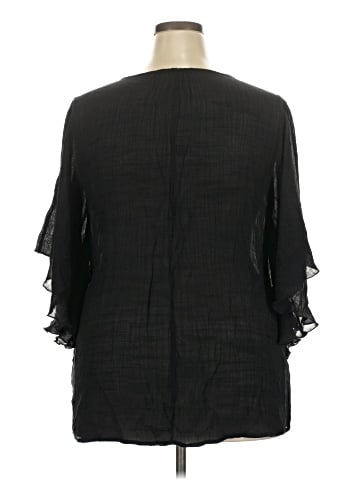 DressBarn 3/4 Sleeve Blouse (view 2)