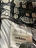 Adidas 100% Polyester Print Gray Athletic Shorts Size 14 - 16 - photo 3