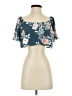 Leith 100% Polyester Teal 3/4 Sleeve Blouse Size S - photo 1
