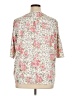 Hopely Floral Ivory Short Sleeve Blouse Size XL (estimated) - photo 2