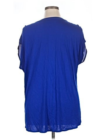 INC International Concepts Short Sleeve Blouse (view 2)