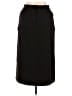 Talbots Solid Black Casual Skirt Size 16 - photo 1