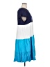 Unbranded Color Block Blue Casual Dress Size 3X - photo 4
