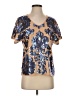 Tracy Reese 100% Polyester Gold Short Sleeve Blouse Size XS - photo 1