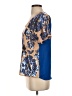 Tracy Reese 100% Polyester Gold Short Sleeve Blouse Size XS - photo 5