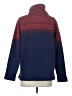 Vineyard Vines 100% Polyester Color Block Fair Isle Stripes Blue Pullover Sweater Size S - photo 2
