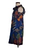 J.Crew 100% Silk Print Blue Casual Dress Size 00 - photo 5