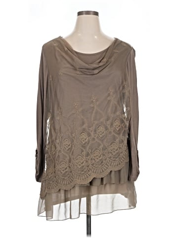 Tribal 3/4 Sleeve Blouse (view 1)