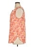Ann Taylor LOFT 100% Rayon Orange Sleeveless Blouse Size XL - photo 5