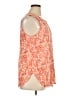 Ann Taylor LOFT 100% Rayon Orange Sleeveless Blouse Size XL - photo 4