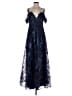 Mac Duggal Blue Cocktail Dress Size 8 - photo 1
