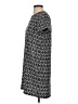 Adrienne Vittadini 100% Polyester Graphic Gray Casual Dress Size 2 - photo 5