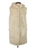 J. McLaughlin 100% Polyester Ivory Faux Fur Vest Size XS - photo 1