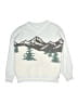 Abercrombie Print Ivory Pullover Sweater Size 13 - photo 1