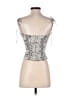 Reformation 100% Rayon Silver Sleeveless Blouse Size 6 - photo 2