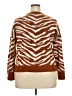 Nine West Animal Print Brown Pullover Sweater Size XXL - photo 2