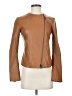 Vince. 100% Leather Solid Brown Leather Jacket Size XS - photo 1