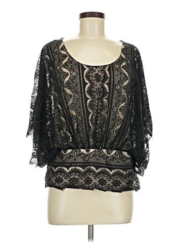 Solitaire 3/4 Sleeve Blouse (view 1)