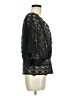 Solitaire 100% Polyester Black 3/4 Sleeve Blouse Size M - photo 4