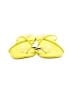 Shoedazzle Yellow Flip Flops Size 7 1/2 - photo 2