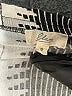 Elan 100% Rayon Chevron-herringbone Silver Cocktail Dress Size S - photo 7