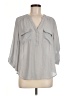 Torrid 100% Polyester Gray 3/4 Sleeve Blouse Size Med Plus (00) - photo 1