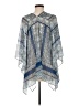 J.Jill 100% Polyester Blue Kimono One size - photo 2