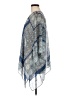 J.Jill 100% Polyester Blue Kimono One size - photo 5