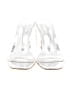 Azalea Wang Silver White Heels Size 7 1/2 - photo 2