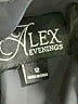 Alex Evenings Solid Black Cocktail Dress Size 12 - photo 7