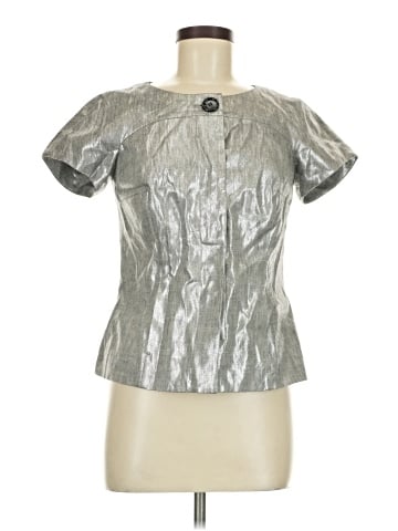 Anne Klein Short Sleeve Blouse (view 1)