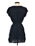 Gap 100% Rayon Polka Dots Blue Black Casual Dress Size S - photo 2