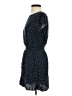 Gap 100% Rayon Polka Dots Blue Black Casual Dress Size S - photo 5
