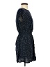 Gap 100% Rayon Polka Dots Blue Black Casual Dress Size S - photo 4