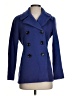 Calvin Klein Blue Wool Coat Size 2 - photo 1