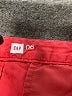 Gap 100% Cotton Solid Red Shorts Size 6 - photo 3