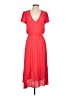 WAYF 100% Rayon Red Casual Dress Size S - photo 1