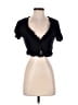 Zara Black Short Sleeve Top Size M - photo 1